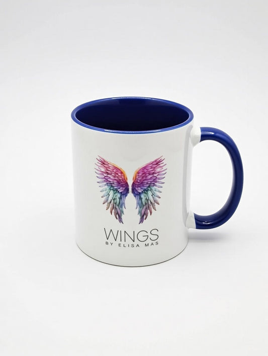 Taza azul celeste