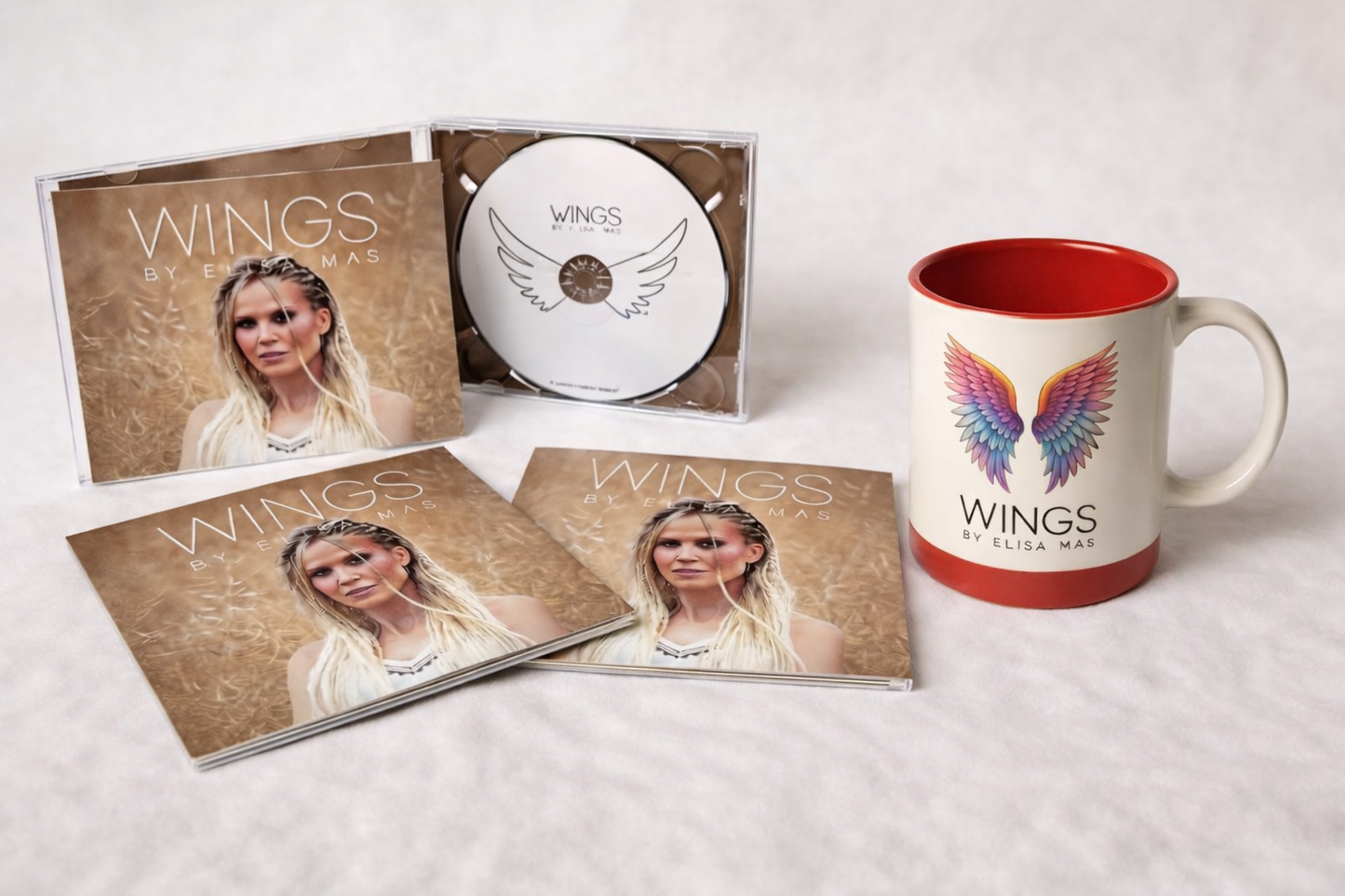 Pack disco Wings EP Digipack + Taza