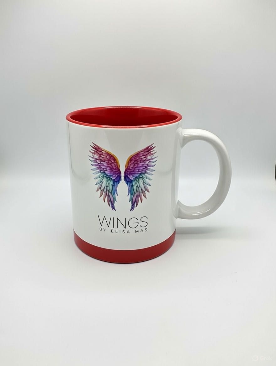 TAZA WINGS Roja